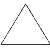 Triangolo con la punta in alto