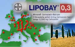 Casi segnalàti di reazioni al Lipobay.